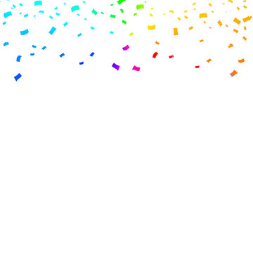 rainbow ribbin confetti