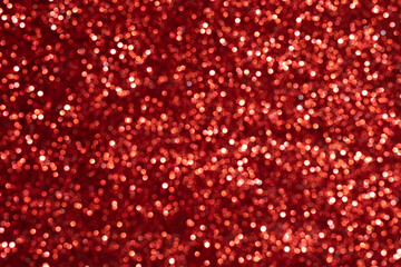 Red festive sparkling background. Backdrop for Valentine's Day.