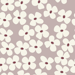 seamless pattern with flowers