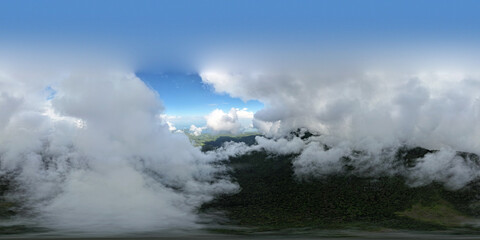 360 vr photo of Mombacho volcano