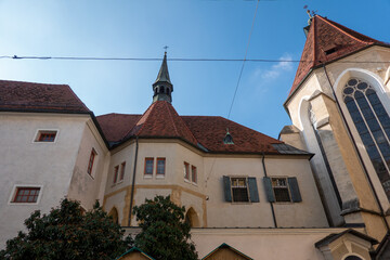 Fototapeta na wymiar Graz . Franziskanerkloster . Franziskanerkirche . Franciscan monastery . Franciscan church 