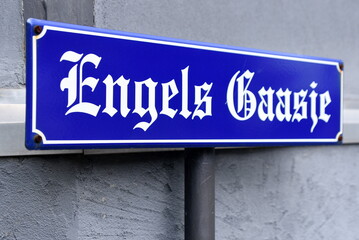 Naklejka premium Straßenschild 
