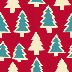 Obraz premium christmas pattern 