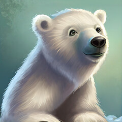 polar bear cub ursus arctos