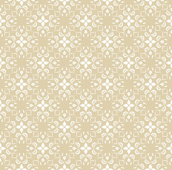 Abstract floral holiday seamless pattern. Line arabesque ornamental texture. Artistic geometric mosaic background in arab orient style. 
