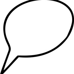 Fototapeta premium Text bubble. Doodle