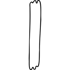 simple form. paper strip