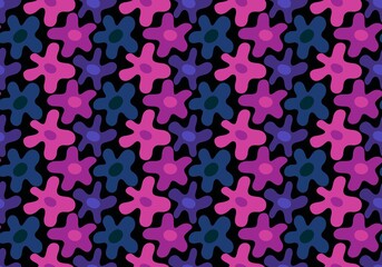 Floral seamless flower pattern for wrapping and linens and fabrics and clothes print and kids and kitchen textiles