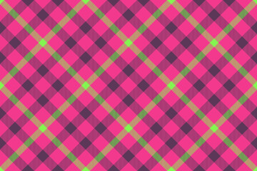 Tartan check textile. Background plaid fabric. Vector pattern seamless texture.