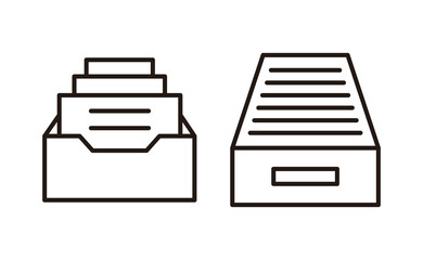 Archive folders icon vector for web and mobile app. Document vector icon. Archive storage icon.