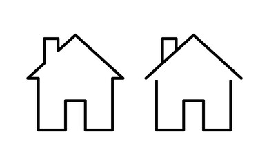 House icon vector for web and mobile app. Home sign and symbol