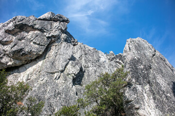 Granite Rock Formations at Castle Crag State Park, California