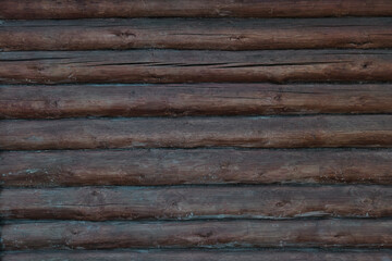 Brown wood log or plank board wall surface background image