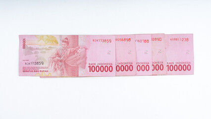 Indonesia Money Rupiah, 100.000 IDR, Indonesia Currency, Background Money Indonesia