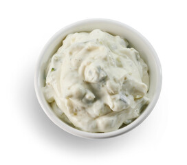 bowl of tzatziki sauce