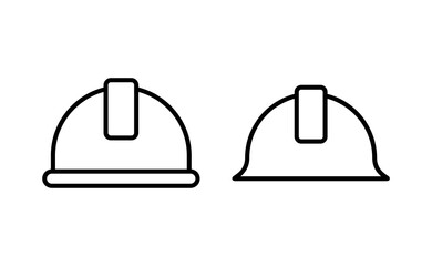 Helmet icon vector for web and mobile app. Motorcycle helmet sign and symbol. Construction helmet icon. Safety helmet