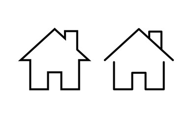 House icon vector for web and mobile app. Home sign and symbol