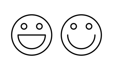 smile icon vector for web and mobile app. smile emoticon icon. feedback sign and symbol