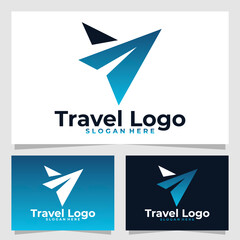 travel logo vector design template