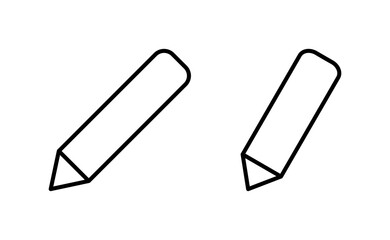 Pencil icon vector for web and mobile app. pen sign and symbol. edit icon vector