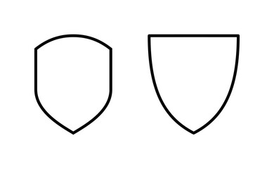 Shield icon vector for web and mobile app. Protection icon. Security sign and symbol