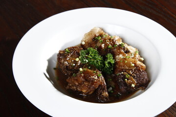 Chicken and pork adobo - Filipino dish