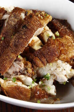 Crispy pata (crispy pork leg), a filipino dish