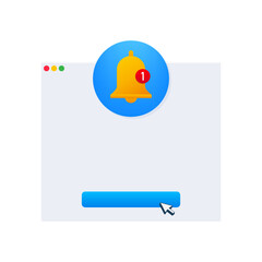 Template with reminder. Calendar deadline. Alert message