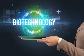 Close-up of a touchscreen, new tech concept