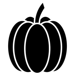 Pumpkin icon on a white background