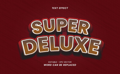 Super Deluxe colorful 3D text effect stickers