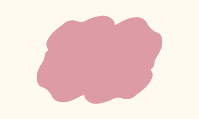 cream white background with abstract magenta