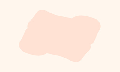 cream white background with abstract peach blob