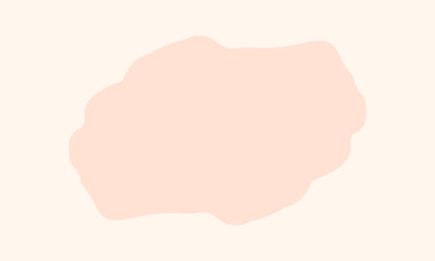 cream white background with abstract peach blob