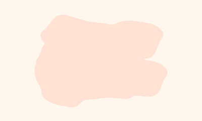 cream white background with abstract peach blob