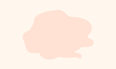cream white background with abstract peach blob