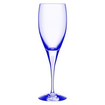 Blue Wine Glass