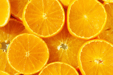 orange slices background
