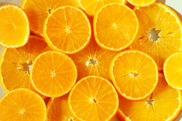 orange slices background