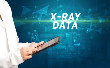 doctor writes notes on the clipboard, medical diagnosis concept