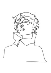 person with a head in his head