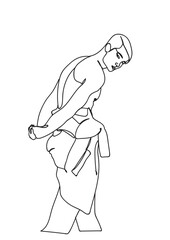 karate child training