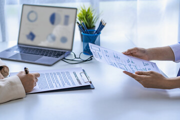 Interviews from department managers and job applicants. Job applicants submit resumes to submit...