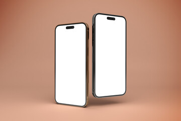 iphone 14 pro mockup. smartphone mockup. mobile phone mock up