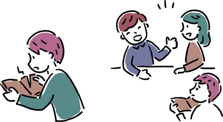 図書館での子どものトラブル