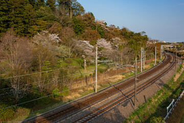 Beautiful landscape along the Kairakuen