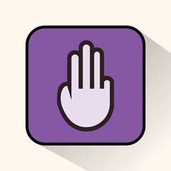 Obraz premium hand sign