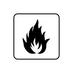 fire icon vector