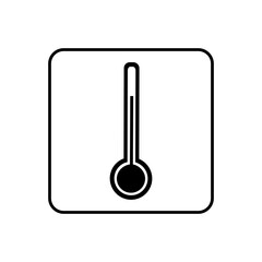 Thermometer icon vector