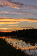 Summer Sunset at Pylypow Wetlands